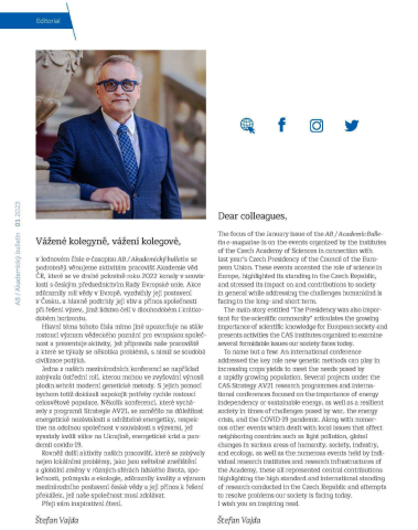Editorial by Stefan Vajda