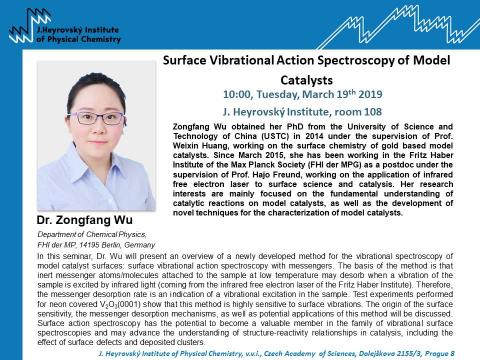 Surface Vibrational Action Spectroscopy of Model Catalysts